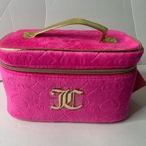 Juicy Couture Hot Pink makeup/cosmetic bag NWT